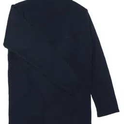 Elefantino Full Sleeves Solid Sweater - Navy Blue image 4
