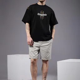 PRONK Men Black Tshirts image 5