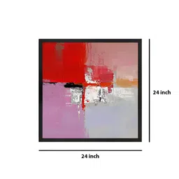 999Store Red & Purple Printed Canvas Wall Art image 5