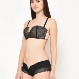 Da Intimo Black Lace Lingerie Set image 3