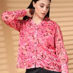 Melon By plusS Pink Printed Shirt image 3