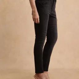 RAREISM Black Cotton Blend Solid Jeans image 3