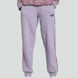 Puma Purple Printed Sports Joggers-picture-29
