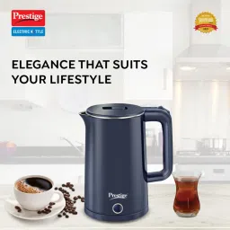Prestige Blue Stainless Steel Electric Kettle 1.7L image 3