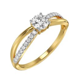 Emori 18k Yellow Gold & Diamond Clustered Brilliance Ring-picture-26