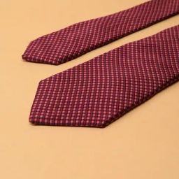 Peter England Red Embroidered Tie-picture-2