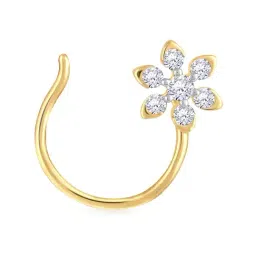 Malabar Gold and Diamonds 18k Yellow Diamond Nosepin-picture-35