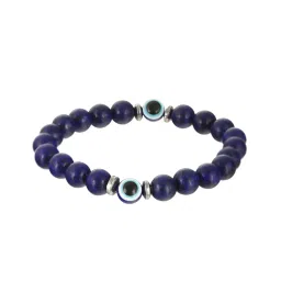 Bold by Priyaasi Blue Evil Eye Beaded Bracelet for Men image 3