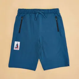 Pantaloons Junior Kids Sapphire Blue Cotton Printed Shorts image 3