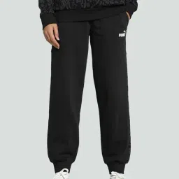 Puma Black Mid Rise Sports Joggers-picture-27