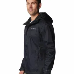 Columbia Mens Black Omni-Tech Watertight II Rain Jacket image 3