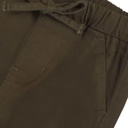 Gini & Jony Kids Green Regular Fit Trousers image 3