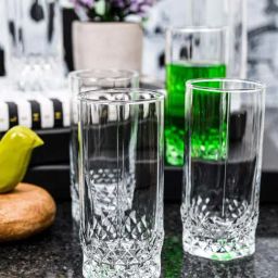 Goodhomes Transparent Drinking Glasses (320 ml) - Set of 6-picture-31