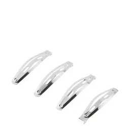 Accessorize London Silver Hair Clips (Pack of 4)-picture-28