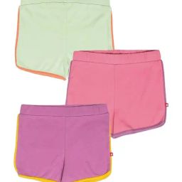 Nino Bambino Kids Multicolor Cotton Regular Fit Shorts (Pack of 3)-picture-4