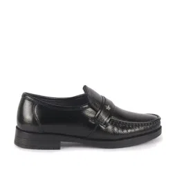 FAUSTO Men's Black Formal Loafers image 2