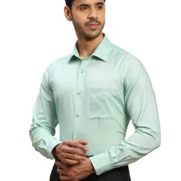 Raymond Green Cotton Contemporary Fit Texture Shirt image 3