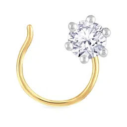 Malabar Gold and Diamonds 18k Yellow Diamond Nosepin-image-73