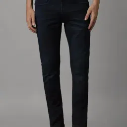 Louis Philippe Navy Slim Fit Jeans-picture-46
