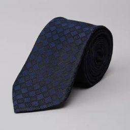 Peter England Navy Embroidered Tie-picture-5