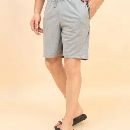 Sweet Dreams Grey Melange Regular Fit Lounge Shorts image 3