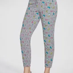 Skechers Grey Printed Sports Joggers image 4