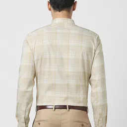 Van Heusen Men Slim Fit Checked Formal Shirt image 5