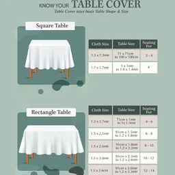Kuber Industries Blue & White Checked Table Cover image 4