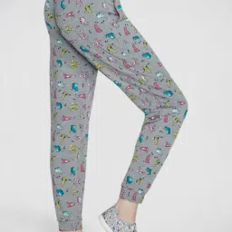 Skechers Grey Printed Sports Joggers image 3