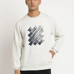 Turtle White Regular Fit Printed Sweatshirt-picture-46