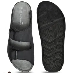 hoversoul Hoversole Men's Twilight Sky Xanadu Leather Slide Sandals image 3