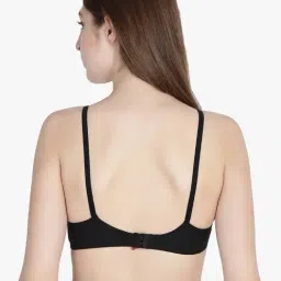 Leading Lady Black Non-Wired Non-Padded Everyday Bra image 2