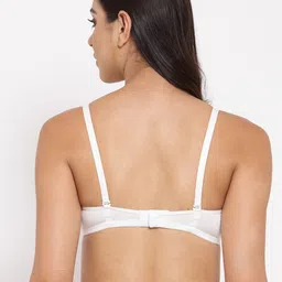 Inner Sense White T-shirt Bra Organic Cotton Full Coverage Lightly Padded Sustainable ISB104 image 5