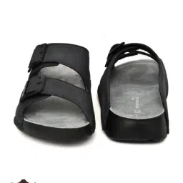 hoversoul Hoversole Men's Twilight Sky Xanadu Leather Slide Sandals image 4