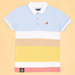 Pantaloons Junior Boys Striped Extended Sleeves T-shirt image 2