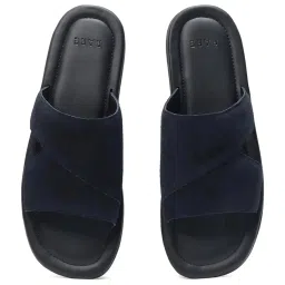 Rare Rabbit Men's Navy Slides image 3