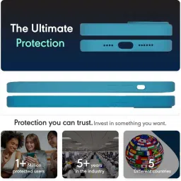 Sprig Liquid Silicone Magnetic Back Cover for Apple iPhone 15 Plus (Blue) image 3