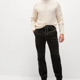 Marks & Spencer Men Tapered Fit Joggers Trousers-picture-36