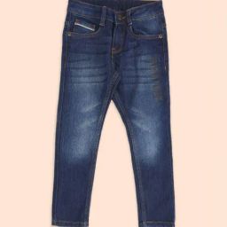 Pantaloons Junior Blue Tapered Fit Jeans-picture-33