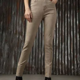 High Star Brown Cotton High Rise Jeans-picture-45