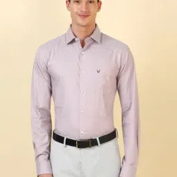 Allen Solly Purple Cotton Slim Fit Shirt-image-60