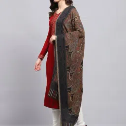 Monte Carlo Multicolor Printed Shawl image 2