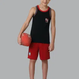 Van Heusen Regular Fit Quick Dry Contrast Trim Vest - Black image 4