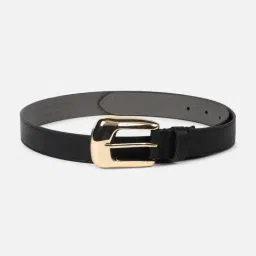 Van Heusen Black Textured Leather Casual Belt-image-31