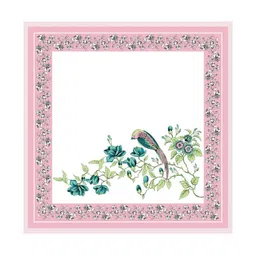 BED-SHEET.COM Pink & White Floral Printed Cotton 260 TC King Bedsheet Set 2.74 m x 2.74 m image 4