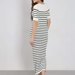 Vero Moda White Bodycon Printed Dress image 2