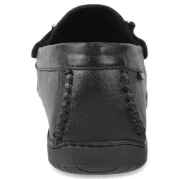 Mochi Men's Black Casual Loafers image 5