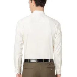 Metal Off White Cotton Slim Fit Shirt image 3