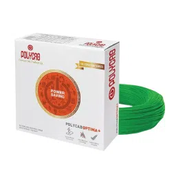 Polycab Optima+ 1 Sq.mm 1 Core FRLF Wire Green (90 m)-picture-6