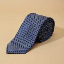 Peter England Navy Woven Tie-picture-3